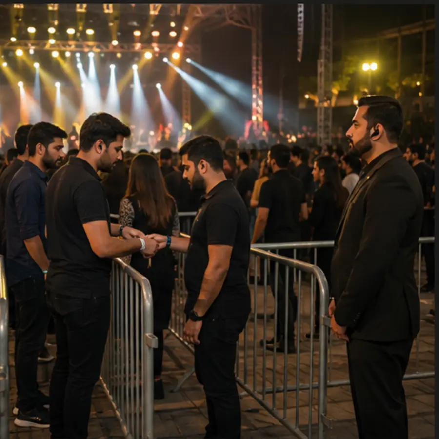 Concerts & Live Shows security service